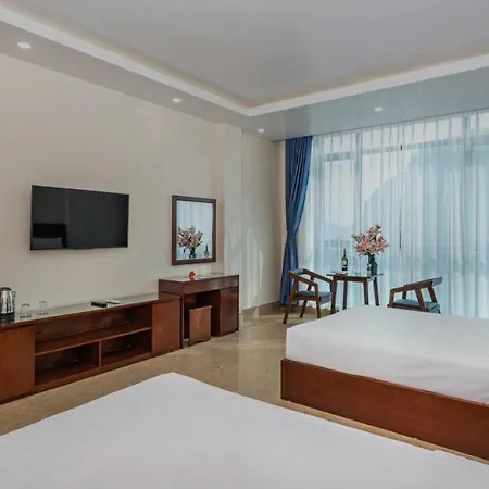 Aroma Cat Ba Sea View Hotel Chan Chau Exterior photo